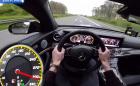 Merc-AMG E 63 S с 302 км/ч по аутобана. Видео
