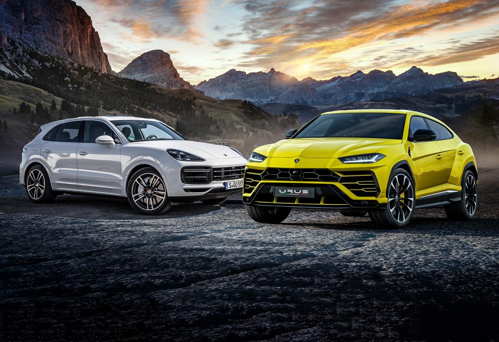Urus срещу Porsche Cayenne Turbo. Моторът и платформата са