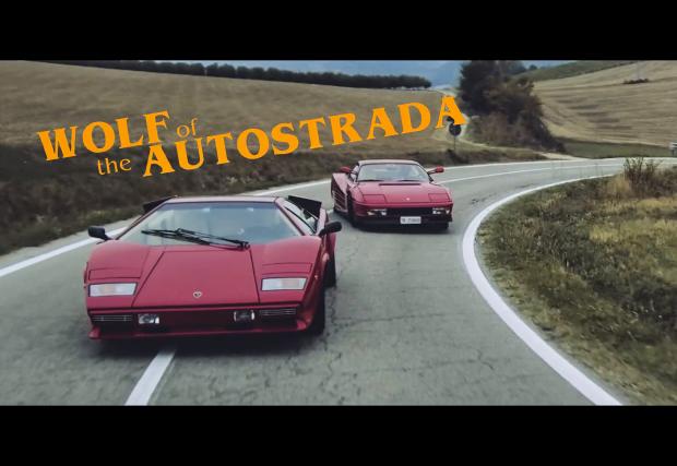 ‘Wolf of the Autostrada’ е супер яко видео, в което Валентино Балбони кара Ferrari