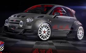 Giannini 350 GP4 е Fiat 500 с тонове мощност и 4х4