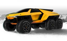 Raton е 3-осно Lamborghini Urus