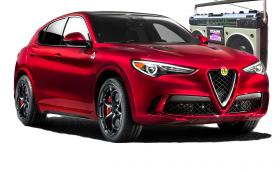 Alfa Stelvio Quadrifoglio e SUV-то на Ferrari. Има пряка връзка с това олдскуул HITACHI. Галерия, видео и обяснението 