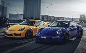 Porsche 911 GT3 RS или Cayman GT4? Супер галерия и фактите