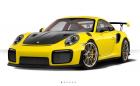 Това е нашето Porsche 911 GT2 RS. Конфигурирахме го в Racing Yellow и Clubsport пакет, излезе ни 479 866 лв.