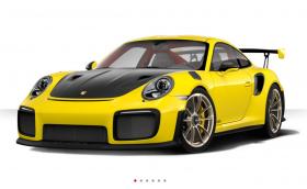 Това е нашето Porsche 911 GT2 RS. Конфигурирахме го в Racing Yellow и Clubsport пакет, излезе ни 479 866 лв.