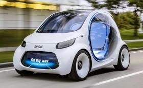 Дали Smart Vision EQ ForTwo Concept е бъдещето на споделените пътувания? Или пък на Tinder? :-D