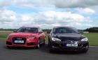 Audi RS 6 Avant vs Tesla Model S P90D. Драг видео