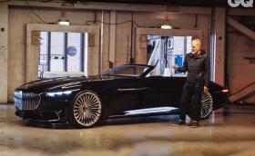 Merc Vision Maybach 6 Cabriolet е още по-изумителен „на живо“. Видео