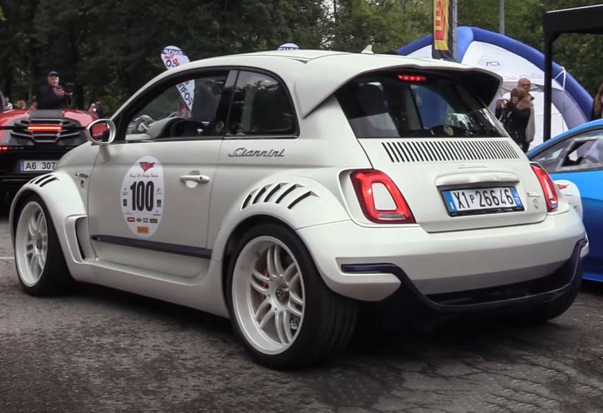 Giannini 350 GP e чудовищен Fiat 500 с мотор от Alfa 4C, 350 коня и ...