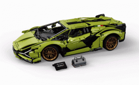 Lamborghini Sian от Lego е осем пъти смален шедьовър