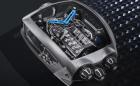 Това е часовник Bugatti Chiron. Има W16 двигател и струва 500 хил. лв.