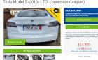 Доживяхме да видим и Tesla Model S… с 2.0 TDI от VW Passat. Искат ѝ 30 хил. лв.