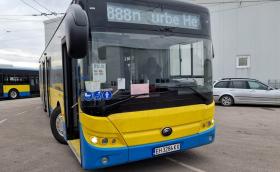 Плевен се сдоби с 14 нови електрически автобуса