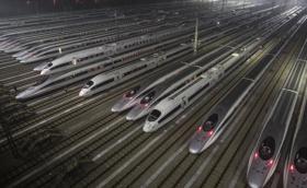 Китай вече има 40 хил. км скоростни ЖП трасета