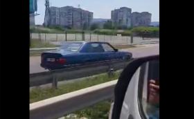 И пак кола в насрещното на Околовръстното в София (Видео)
