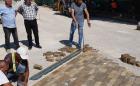 Вече редят жълтите павета по новата технология – с винкели