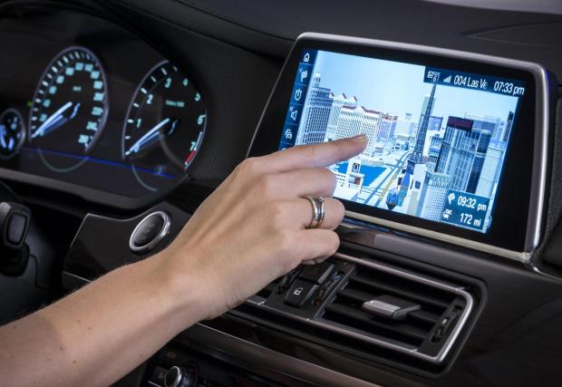 3D карта на навигационна система в BMW