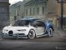 Bugatti Chiron и VW Beetle