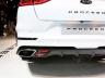 Kia ProCeed също разчита на четириъгълна хромирана рамка...