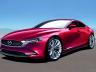 Рендър на модела и няколко снимки на Mazda Vision Coupe Concept от 2017-та.