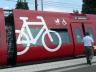 В Западна Европа вагоните с места за колела са нещо обичайно