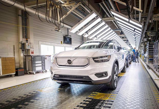 Заводът на Volvo в Гент произвежда C40 и XC40 Recharge