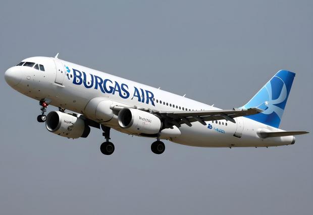 Поискахме от една от популярните програми за създаване на изображения с AI да ни покаже как ще изглеждат самолетите на Burgas Air. Това е резултатът!