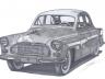 Skoda 1201 Rapid De Luxe прототип, 1956. Идеята е да атакува западните пазари, но се появява Skoda 440 Spartak и този модел остава прототип