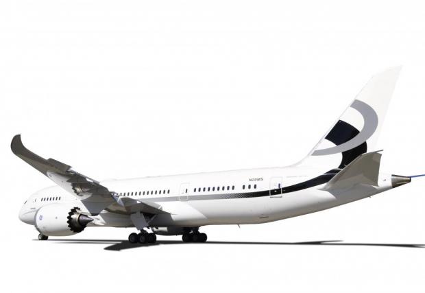 BBJ 787-8 VVIP, струващ 253 млн. лв. Топ продуктът на Boeing Business Jets, базиран на карбоновия  787 Dreamliner. Ако сте мултимилионер, който често пътува надалеч, това е вашата птичка. Може да седи във въздуха до 17 часа и да покрие 15 800 км с едно зареждане. 