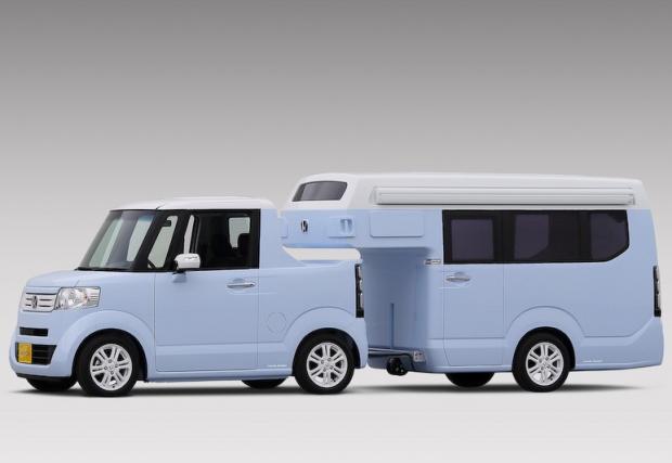 Honda N-Truck и N-Camp: готина къмпинг микро композиция