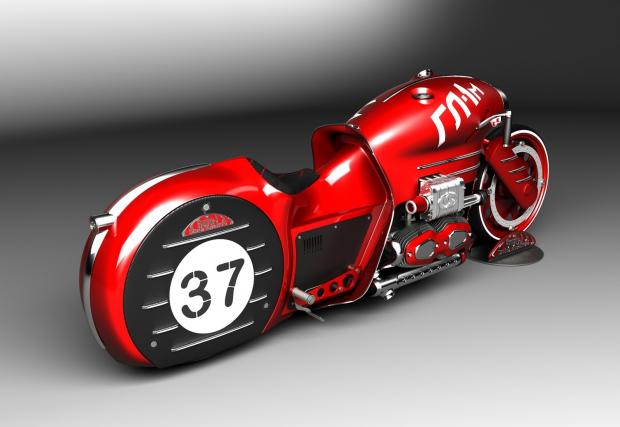 Прекрасен: стиймпънк мотоциклетът ГАЗ ГЛ-2м