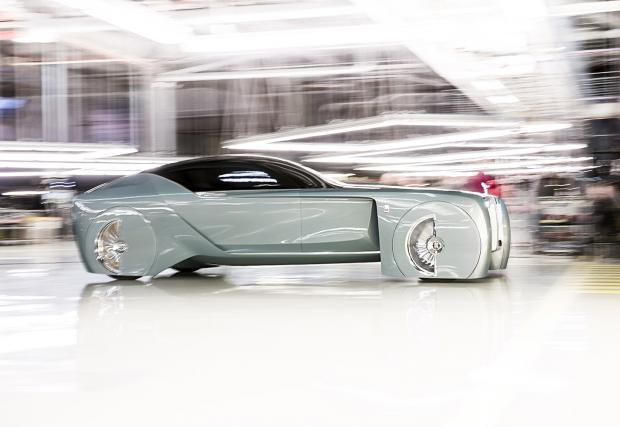 Не всеки ден Rolls-Royce представят нова кола. Днес обаче е такъв ден: откаченият Rolls-Royce Vision Next 100