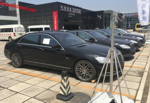 Жалко за колите. Пет чисто нови Brabus Merc S-Class зарязани в Китай