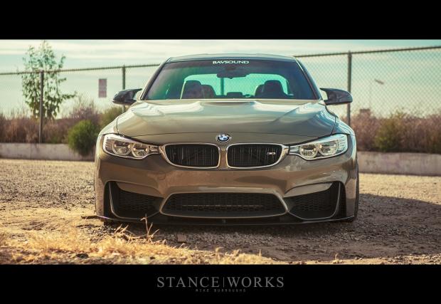  „Да“ или „не“ за това BMW M3 с HRE Performance джанти и клекнала стойка? 